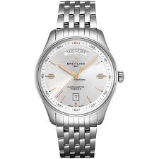 breitling day date watch