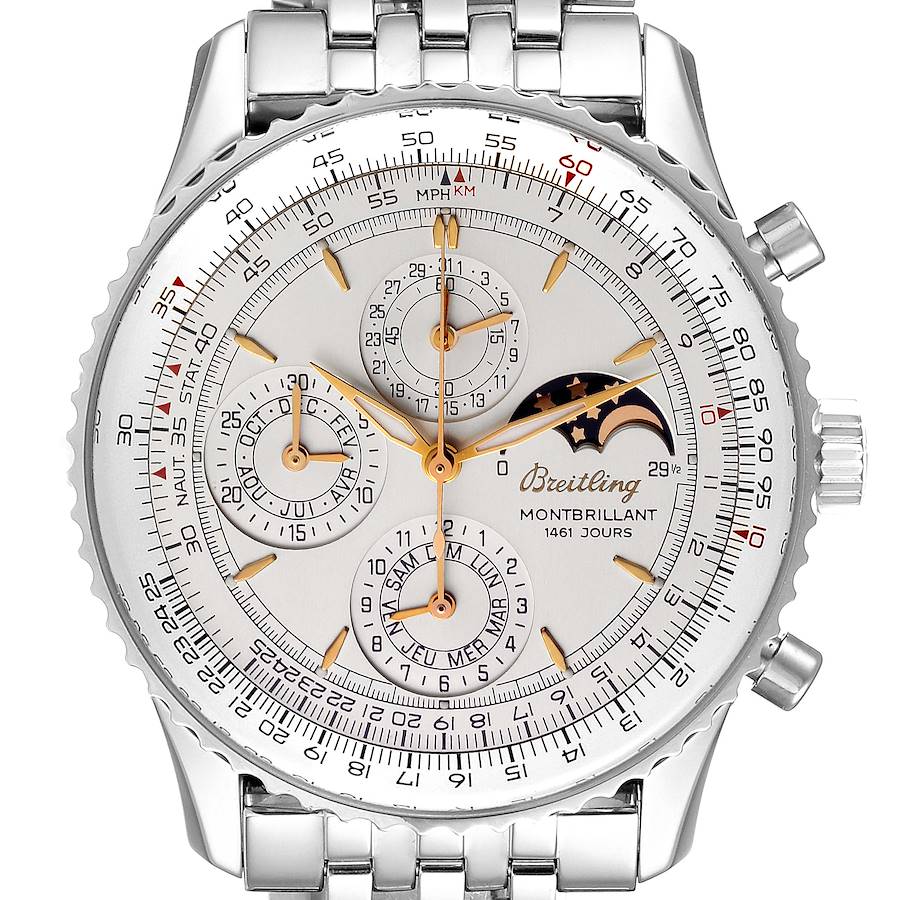 breitling moon phase watch